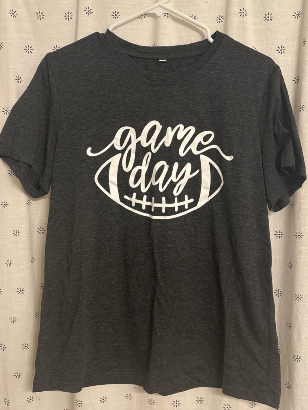 Women's Game Day Graphic Tee - Charcoal